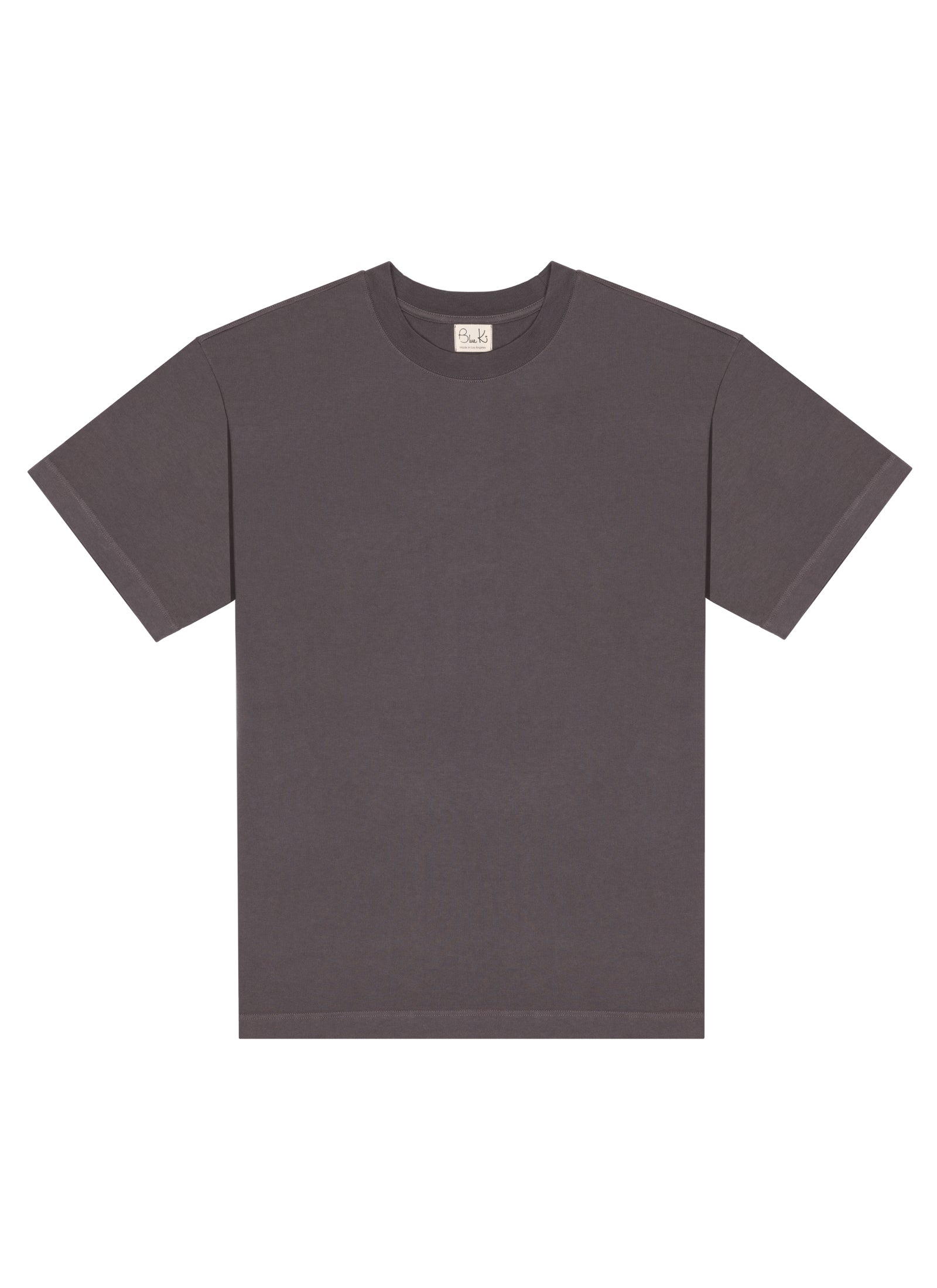 Silverlake - Organic Cotton Gray Oversized T-shirt - Unisex