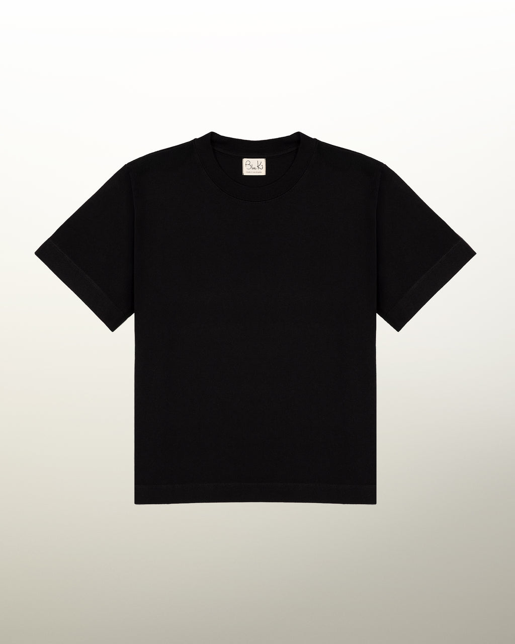 Mid-Crop Tee — Black