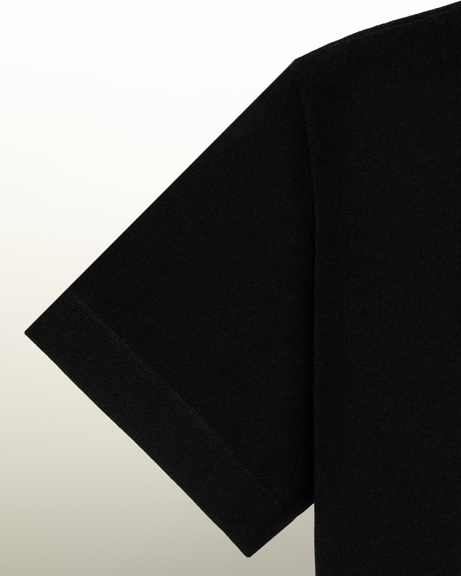 Mid-Crop Tee — Black