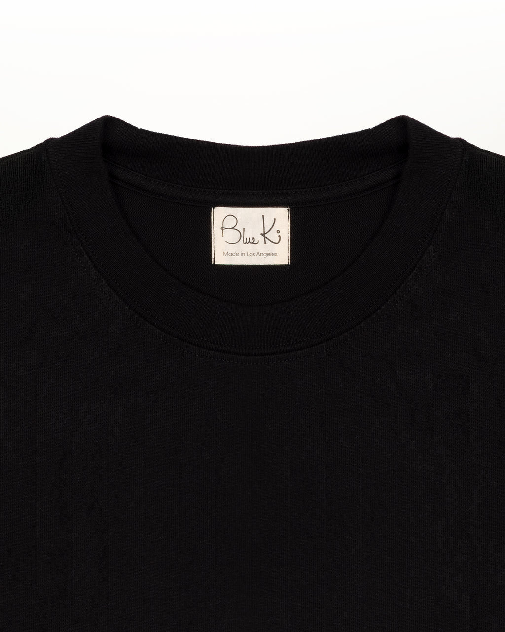 Mid-Crop Tee — Black
