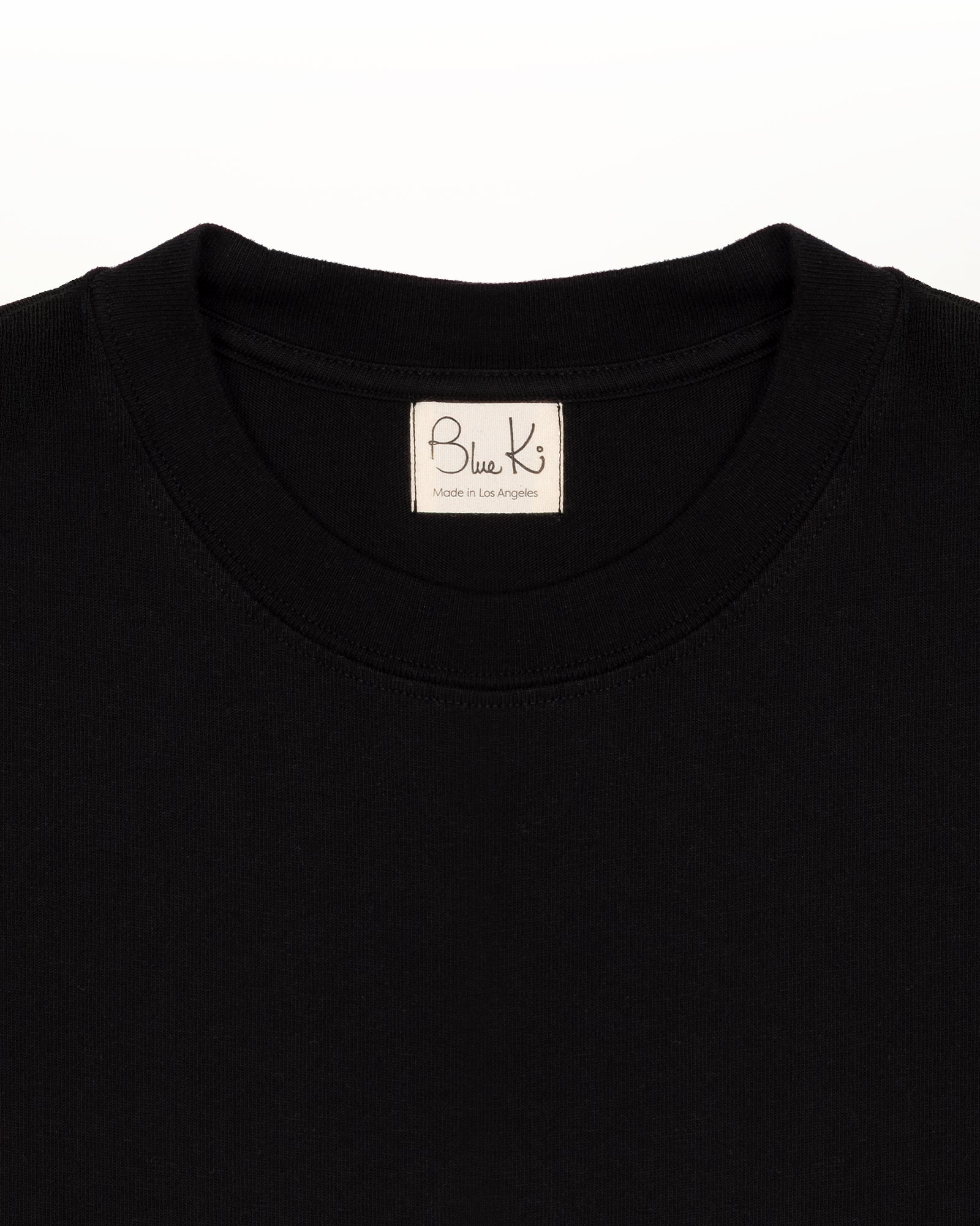 Mid-Crop Tee — Black