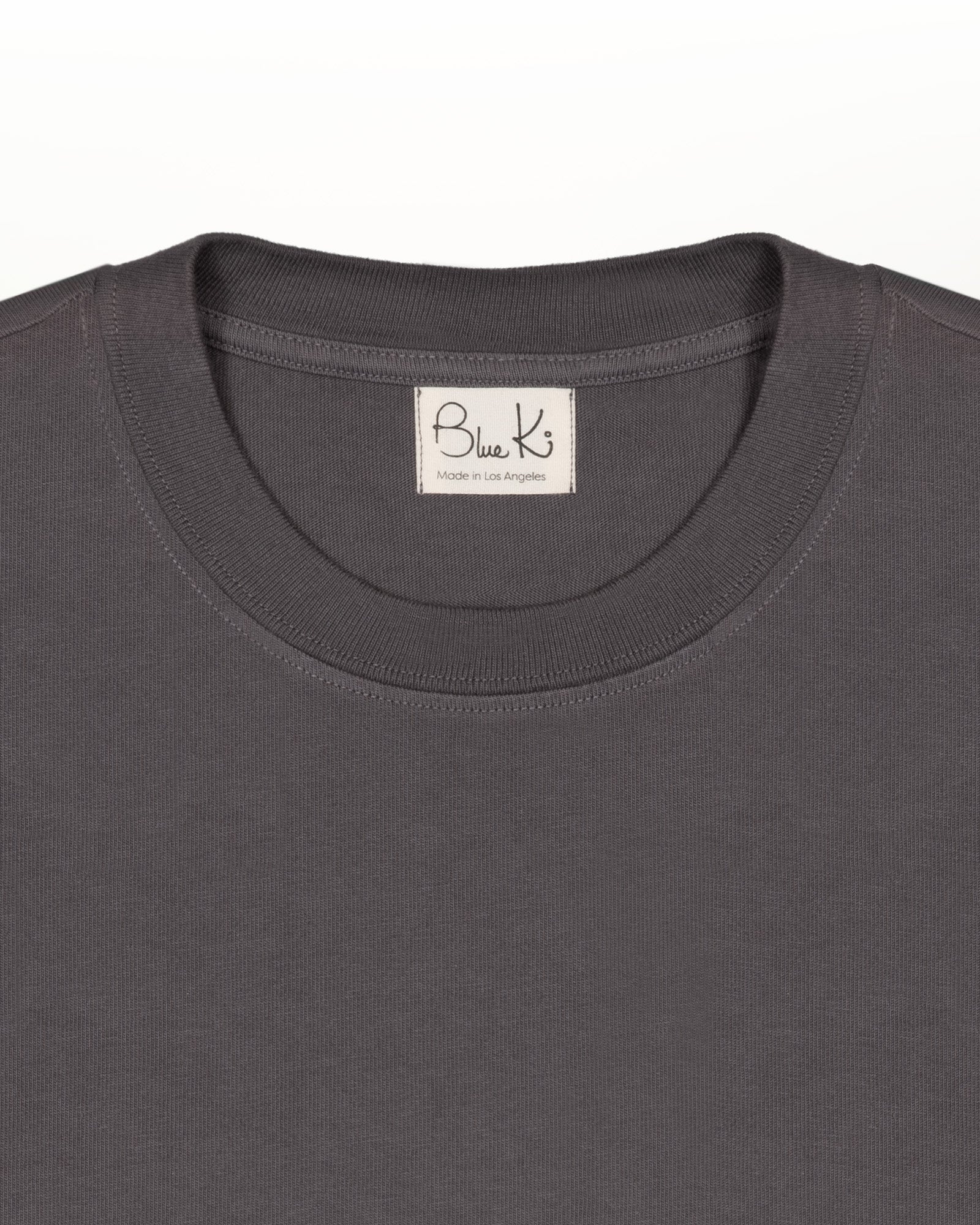 Mid-Crop Tee — Gray
