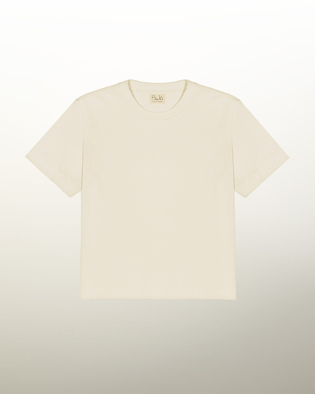 Mid-Crop Tee — Undyed