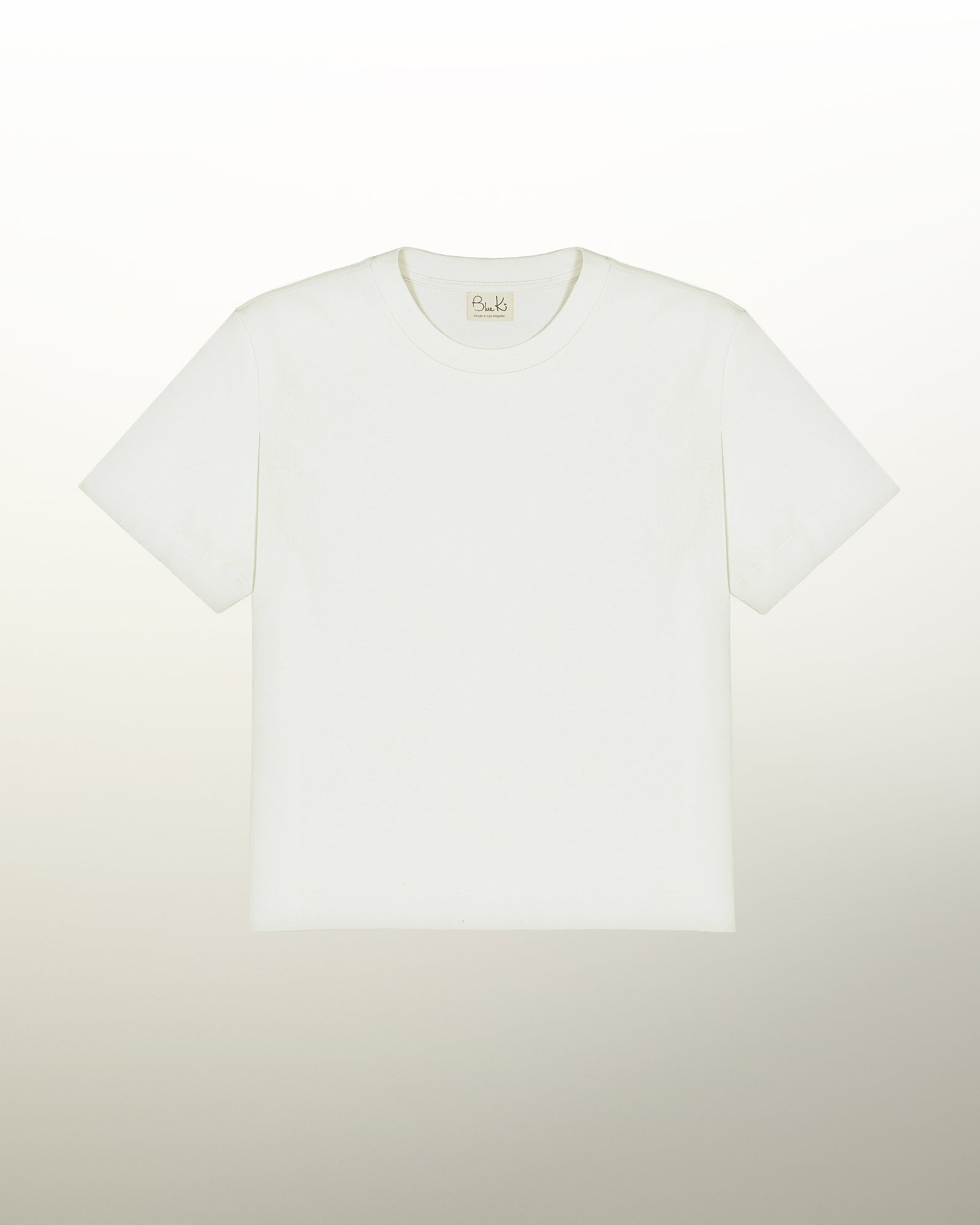 Mid-Crop Tee — White