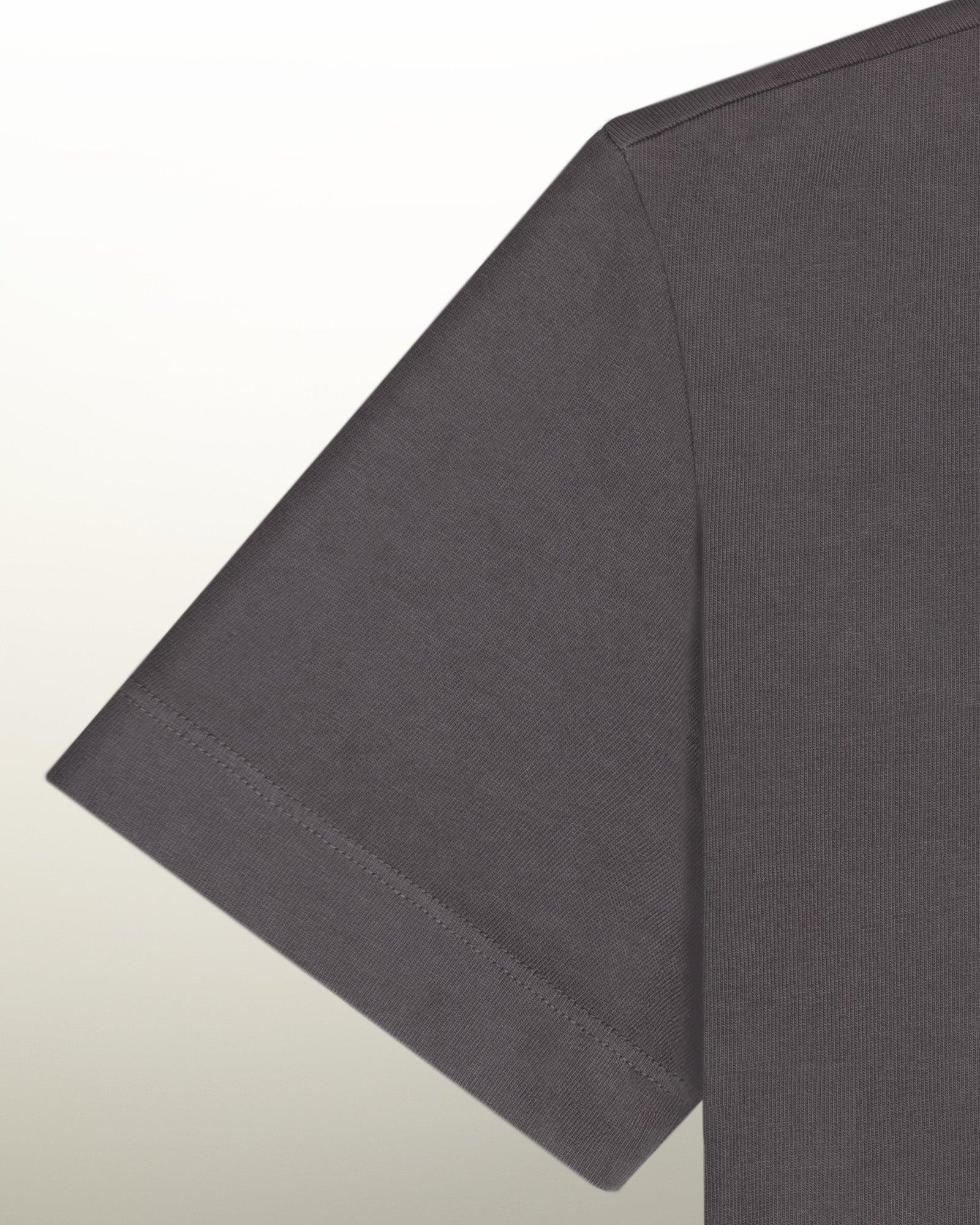 Mid-Crop Tee — Gray