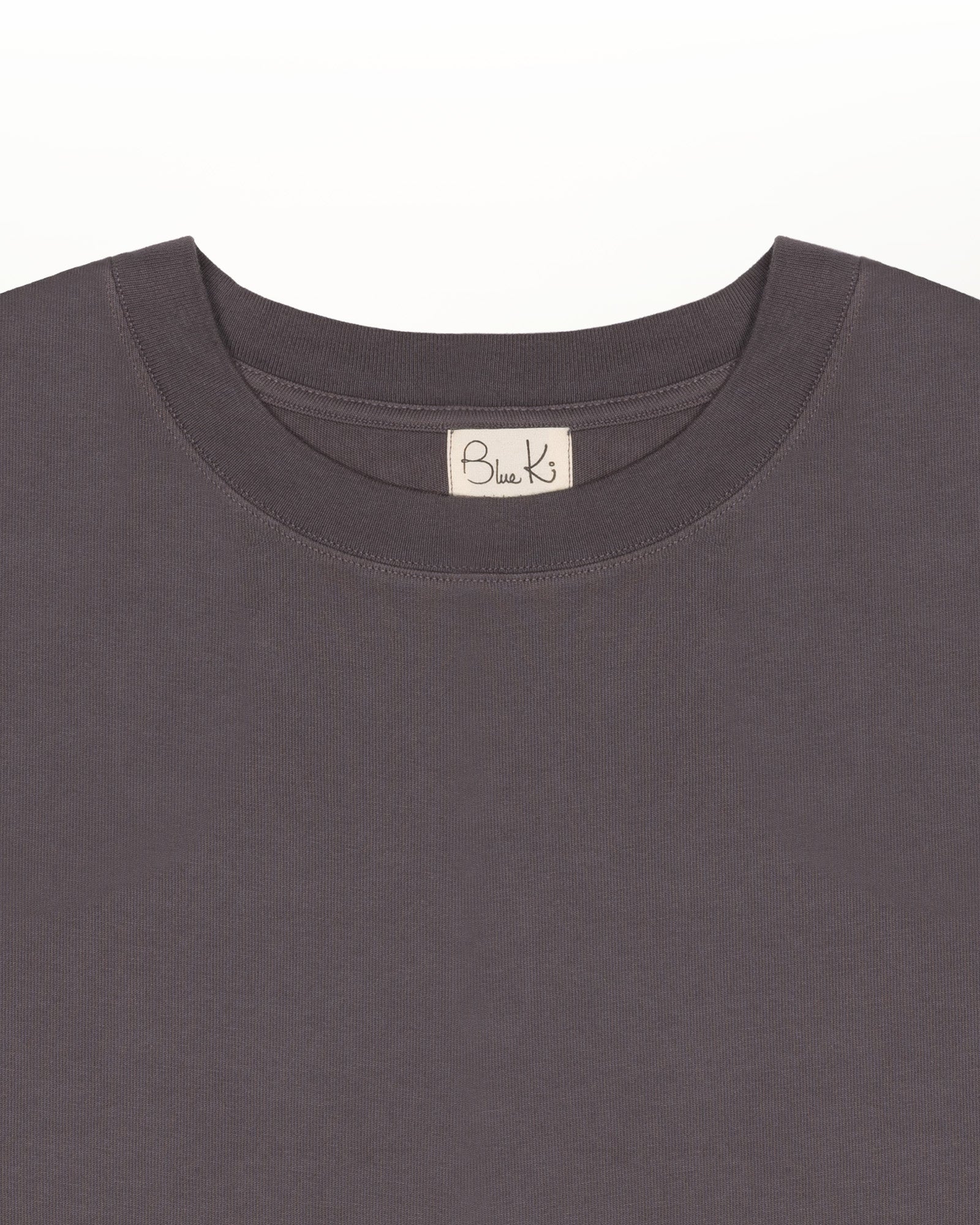 Raw Edge Tee — Gray