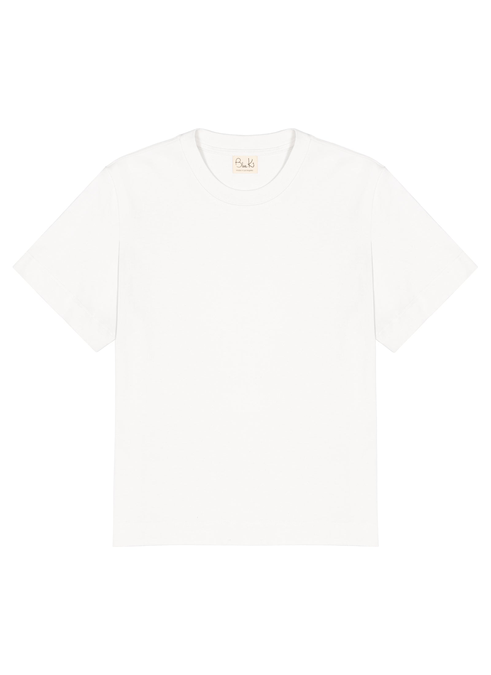 Silverlake - Organic Cotton White Oversized T-shirt - Unisex