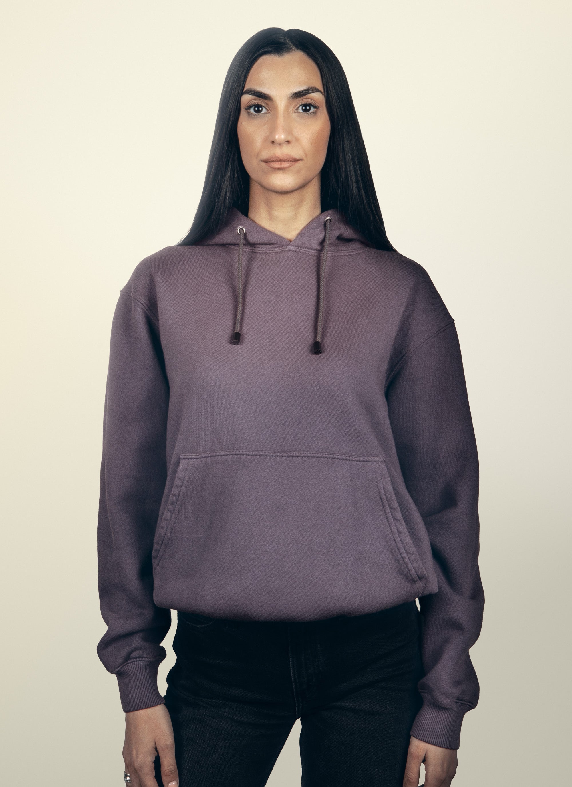 Hoodie — Charcoal Purple