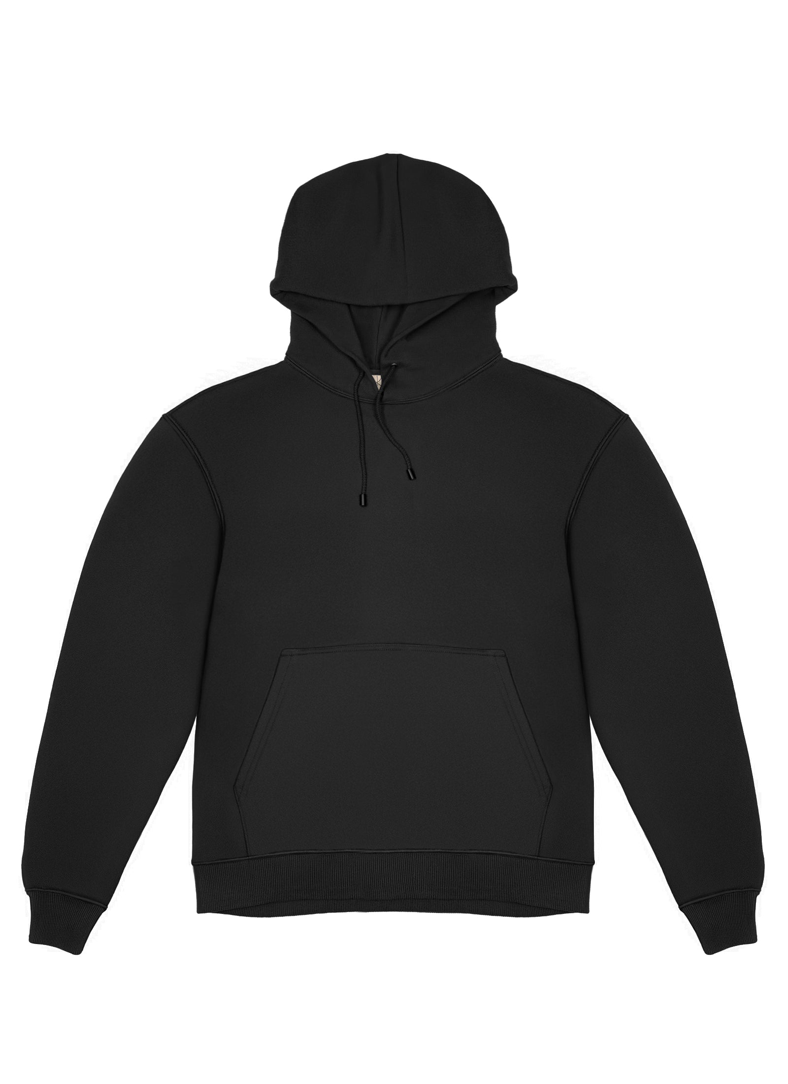 Malibu - Organic Cotton Heavyweight Black Hoodie - Unisex