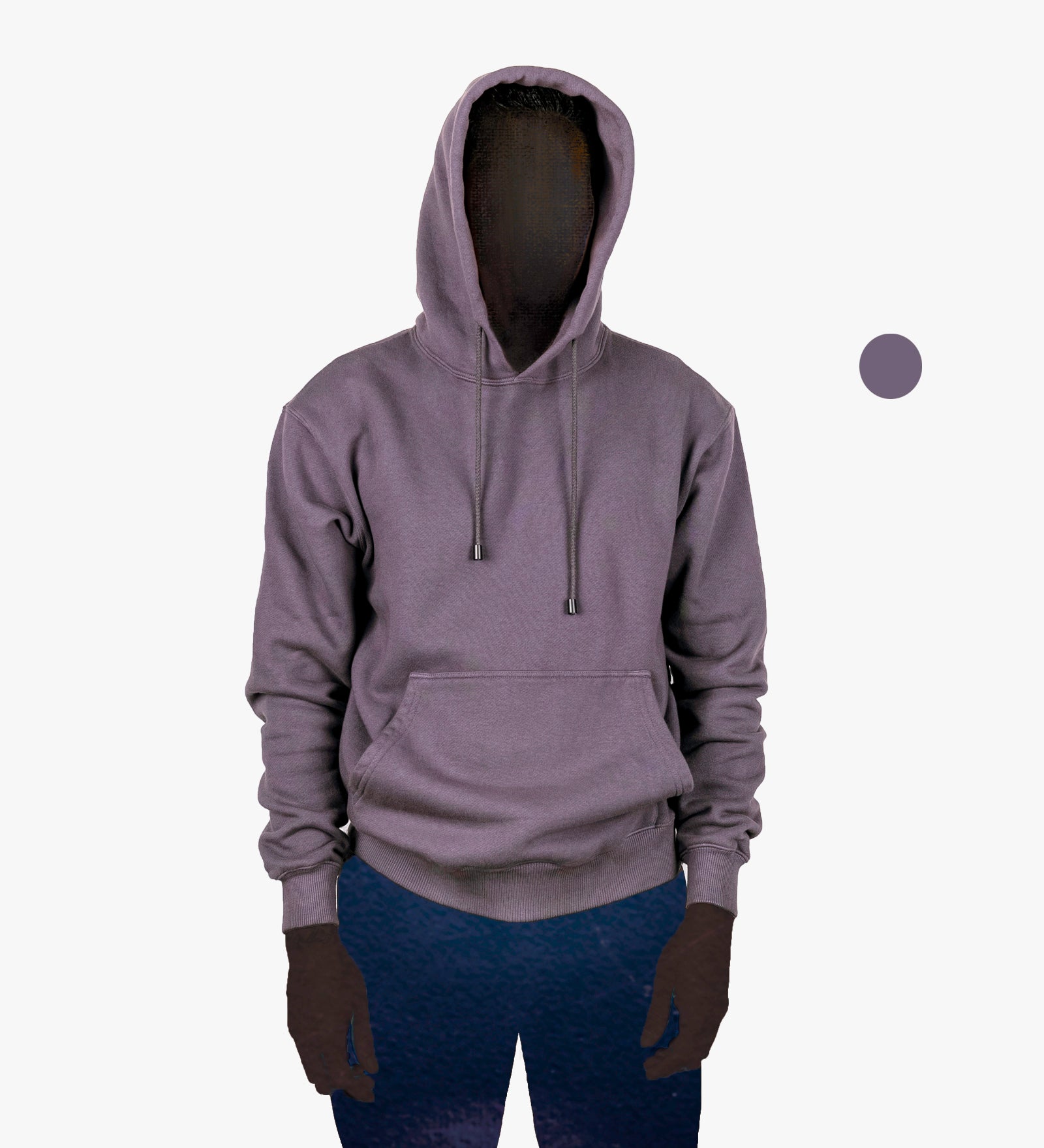 Malibu - Organic Cotton Heavyweight Purple Hoodie - Unisex