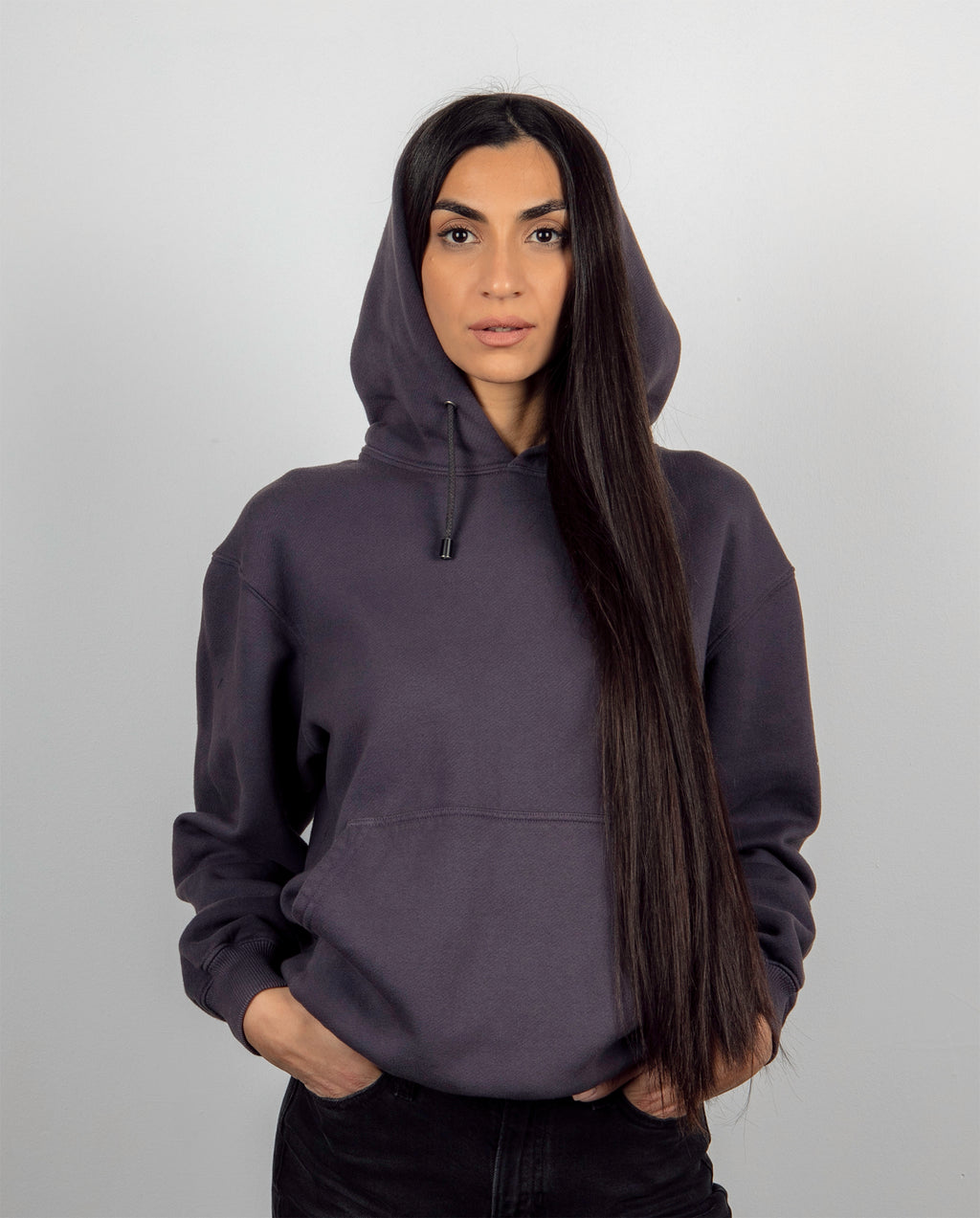 Malibu - Organic Cotton Heavyweight Purple Hoodie - Unisex