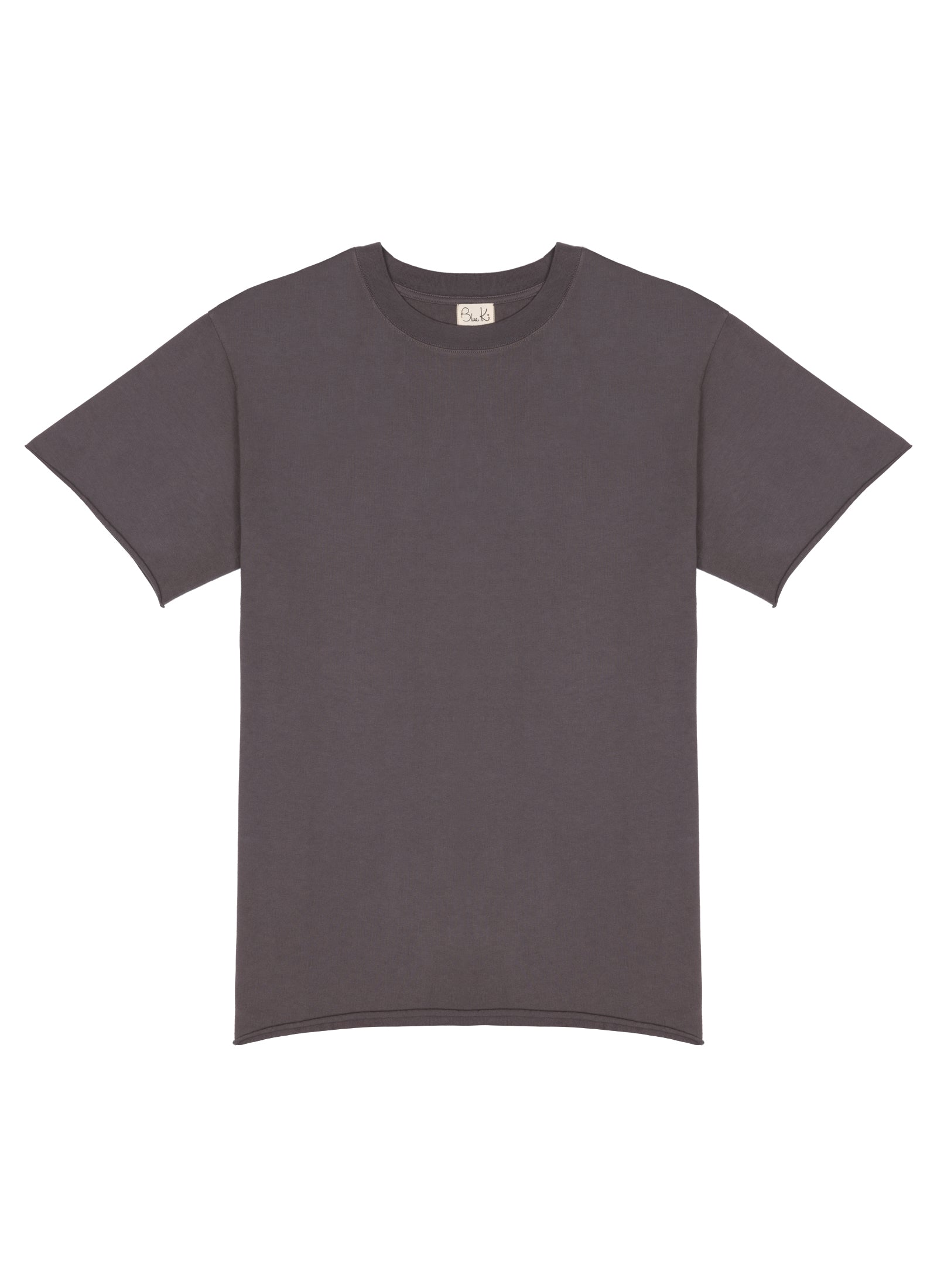 Silverlake - Organic Cotton, Raw Edge Gray T-shirt - Unisex