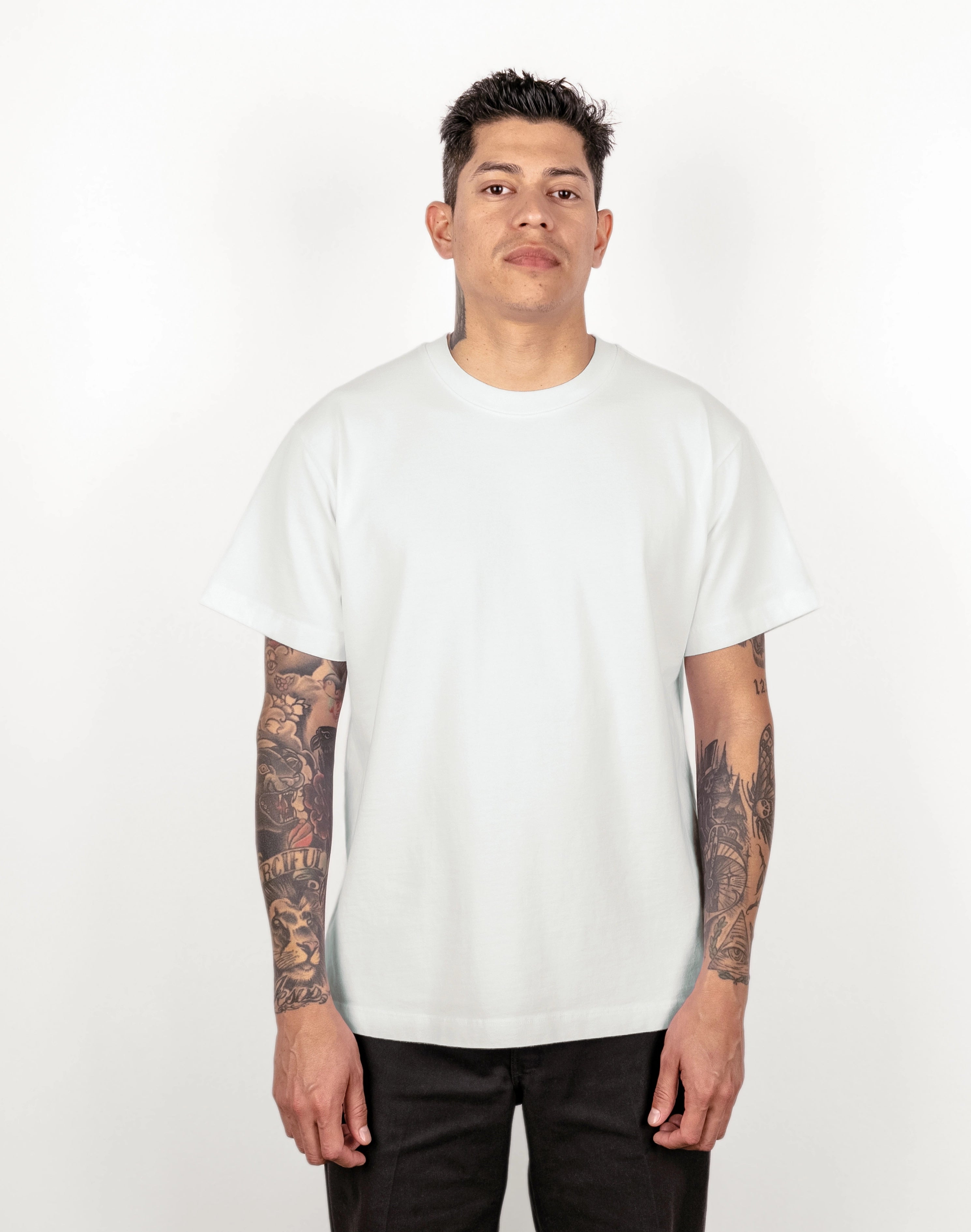 Silverlake - Organic Cotton White Oversized T-shirt - Unisex