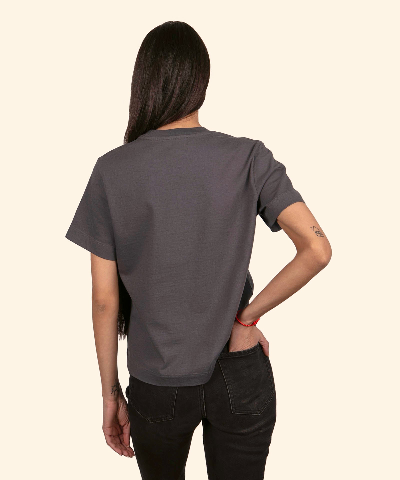 Echo Park - Organic Cotton Gray Heavyweight T-shirt - Women